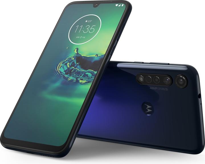 Actual product image Motorola G8 Plus (64 GB, Dark Blue, 6.30", Hybrid Dual SIM, 48 Mpx, 4G)
