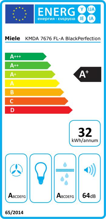 Energie-Label Miele KMDA 7676 FL-A BlackPerfection