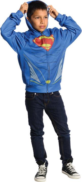 Produktbild Rubies Superman Kinder Pullover: Logo Hoodie (158)