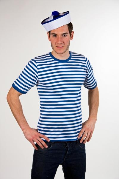Actual product image Festartikel Müller Striped Shirt Short Sleeve For Sailors And Pirates (XL)