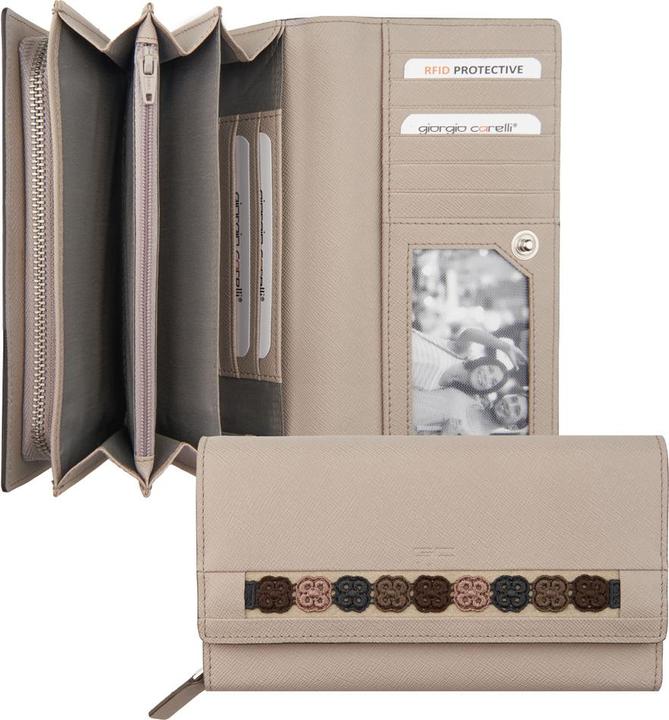 Actual product image Giorgio Carelli Ladies purse, RFID, Valentin
