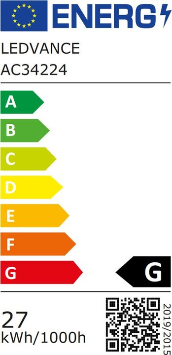 Label énergétique Osram Lampe à économie d'énergie (G24q-3, 26 W, 1800 lm, 1 x, G)