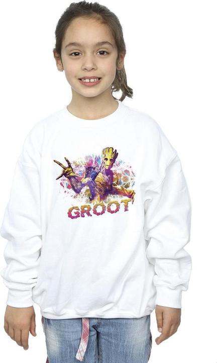 Produktbild Guardians Of The Galaxy Abstract Groot Sweatshirt Mädchen (140, 146)
