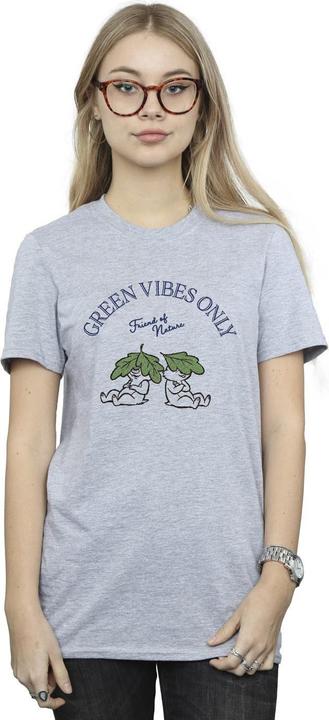 Immagine prodotto Disney Chip 'n Dale Green Vibes Only Maglietta Ampia Donna (M)