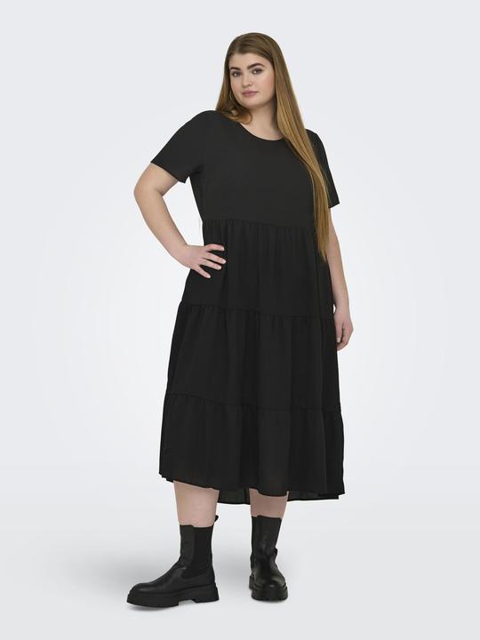 Actual product image Only Regular fit round neck long dress dress (48)