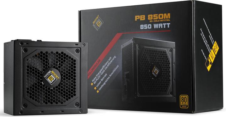 Produktbild CSL 850 Watt BoostBoxx Power Boost, Full-Modular, 91% Effizienz, 80 Plus Gold zertifiziert (850 W)
