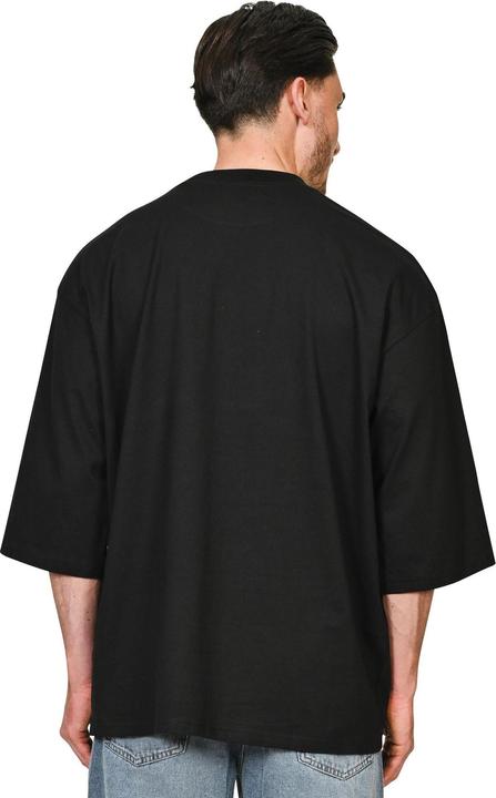 Actual product image Casual Classics Unisex Adult Combed Ringspun Cotton Extended Neckline Oversized Short-Sleeved T-Shirt (4XL)