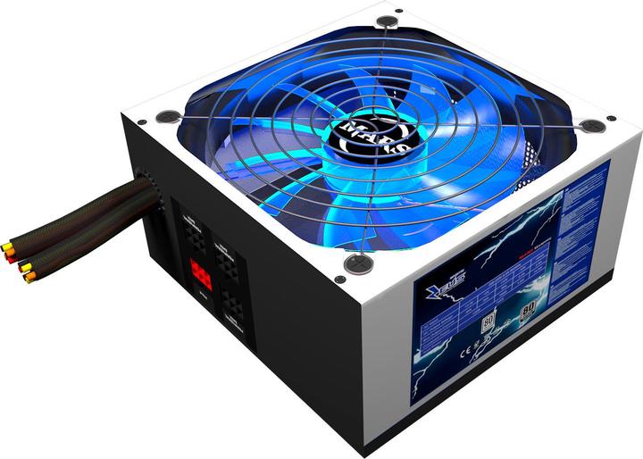 Actual product image Mars Gaming Zeus power supply unit Black, Silver (750 W)