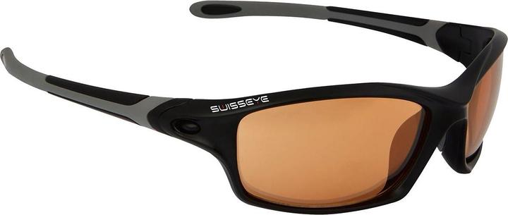 Actual product image Swiss Eye Grip sunglasses (Matt black, Dark grey, Orange, Smoke)