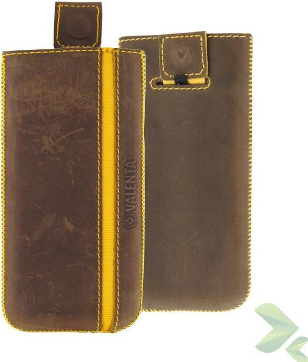 Immagine prodotto Valenta Valencia Pocket Stripe Vintage Valentine - Testa rossa Samsung Galaxy S5, Sony Xperia Z e altri (Samsung Galaxy Ace, Nokia Lumia 1020, Sony Xperia M2, Nokia Lumia 930, Samsung Galaxy S5, Sony Xperia Z)