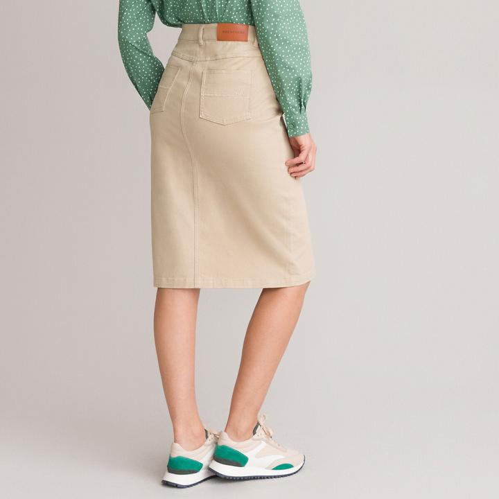 Produktbild Anne Weyburn Gerader Rock aus Baumwollstretch (34)