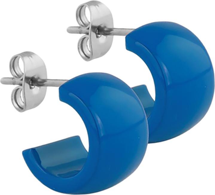 Immagine prodotto Star Piercing Orecchini a perno Blue Rounded 9x14 (senza ottone, Acciaio chirurgico 316L)