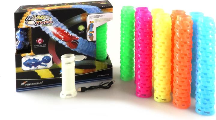 Immagine prodotto Amewi Magic Tube 220 pezzi con veicolo LED