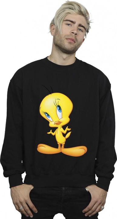 Actual product image Looney Tunes Mens Tweety Standing Sweatshirt (L)
