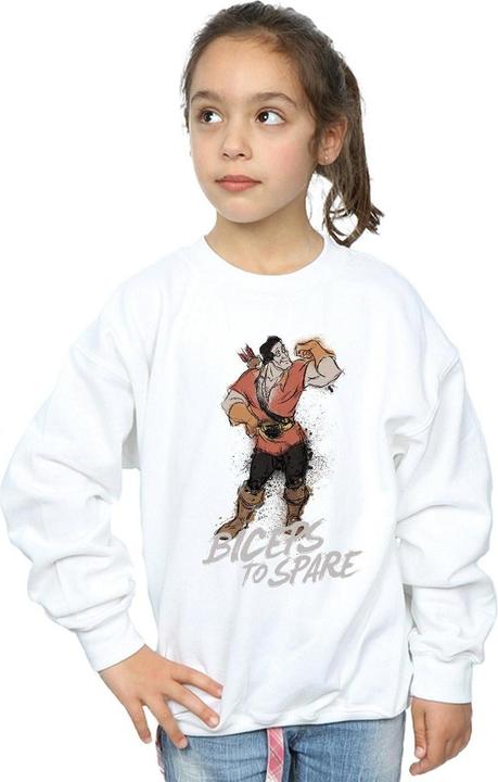 Image du produit Disney - Sweat BEAUTY AND THE BEAST GASTON BICEPS TO SPARE - Fille (128)