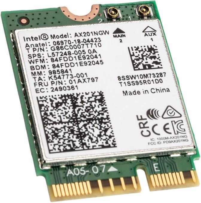 Immagine prodotto Intel Modulo Wi-Fi 6 AX201 (M.2 E Chiave)