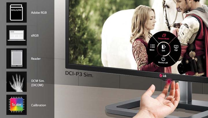 Actual product image LG 31MU97-B Digital Cinema 4K (4096 x 2160 pixels, 31")