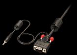 Produktbild Lindy 3.5mm | VGA — 3.5mm | VGA (1 m, Cinch, VGA)