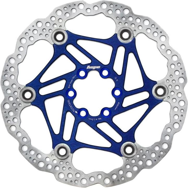 Produktbild Hope Floating Disc Bremsscheibe - blau (180 mm)