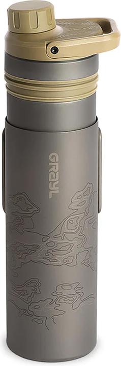 Actual product image Grayl UltraPress Purifier Titanium Bottle Desert Tan (0.50 l)