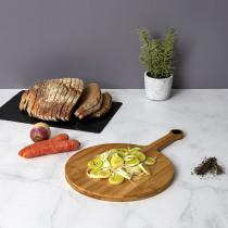 Cook Concept rundes Schneidebrett Bambus