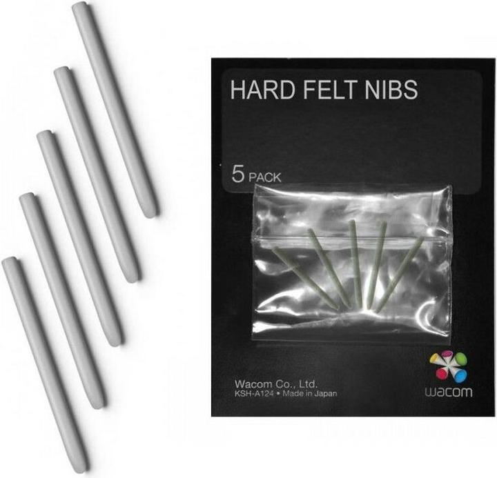 Actual product image Wacom Hard felt nibs 5 pack, I4/5