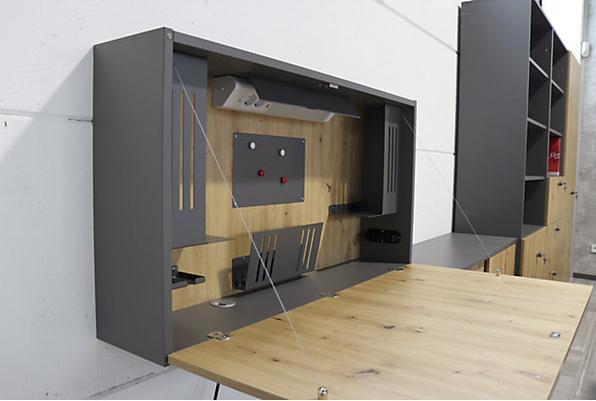 Produktbild Hammerbacher Wandschreibtisch (1200 x 260 x 650 mm)