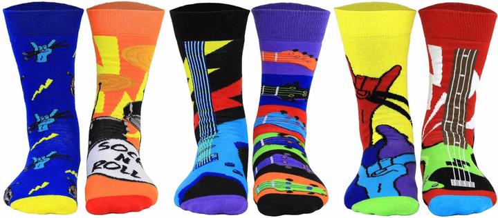 Produktbild United Oddsocks Sock N Roll (3er Pack, 39 - 46)