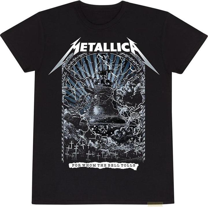 Heroes Inc Metallica T-Shirt For Whom The Bells Toll Black Grösse L (L)