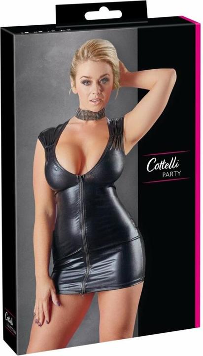 Immagine prodotto Cottelli Collection Vestito Wetlook Zip L (L)