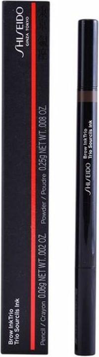 Actual product image Shiseido Brow InkTrio (03 Deep Brown)