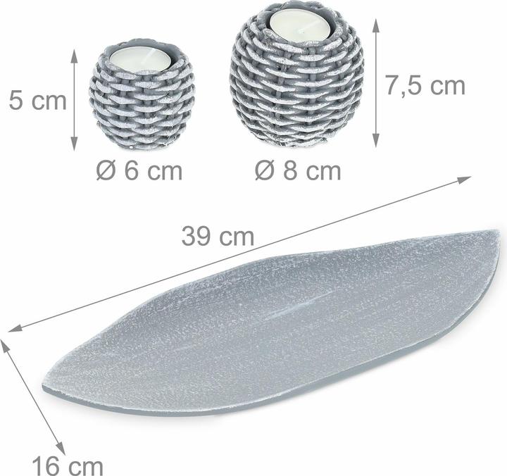 Productafbeelding Relaxdays Paviljoen gewichten (27 cm, 12 cm)