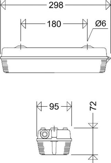 Productafbeelding Schuch LED FR diffusor armatuur (750 lm)