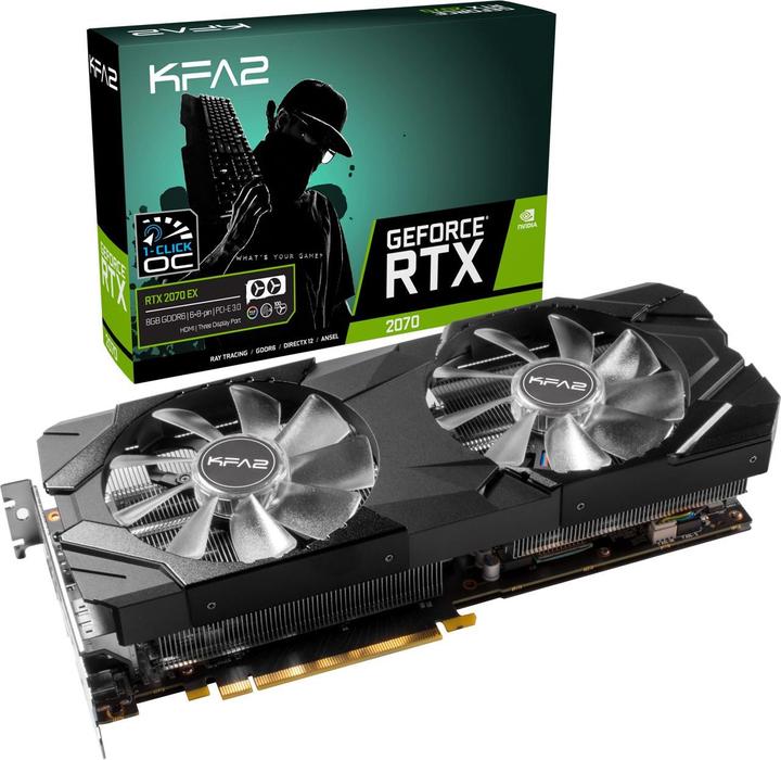Produktbild KFA2 GeForce RTX 2070 EX (8 GB)