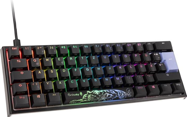 Produktbild Ducky One 2 Pro Mini Gaming Tastatur, RGB LED - Kailh Red (DE, Kabelgebunden)