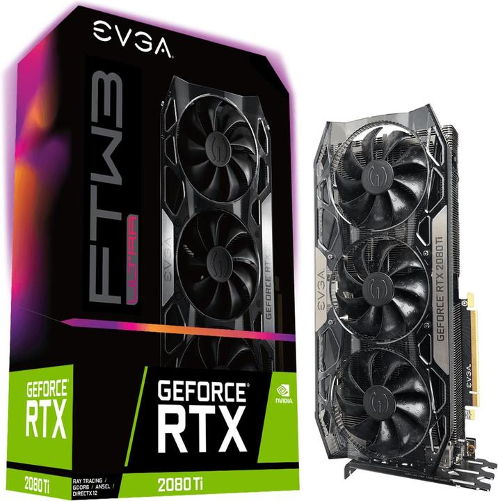 Actual product image EVGA GeForce RTX 2080 Ti FTW3 Ultra Gaming (11 GB)