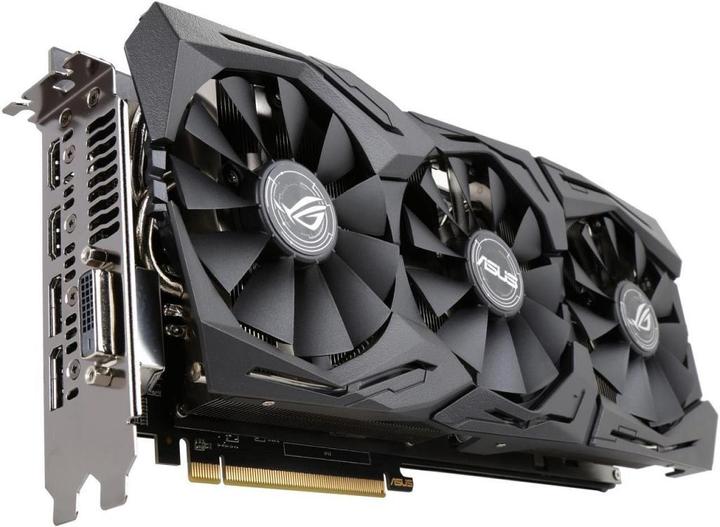 Actual product image ASUS Radeon ROG STRIX RX 580 O8G GAMING (8 GB)