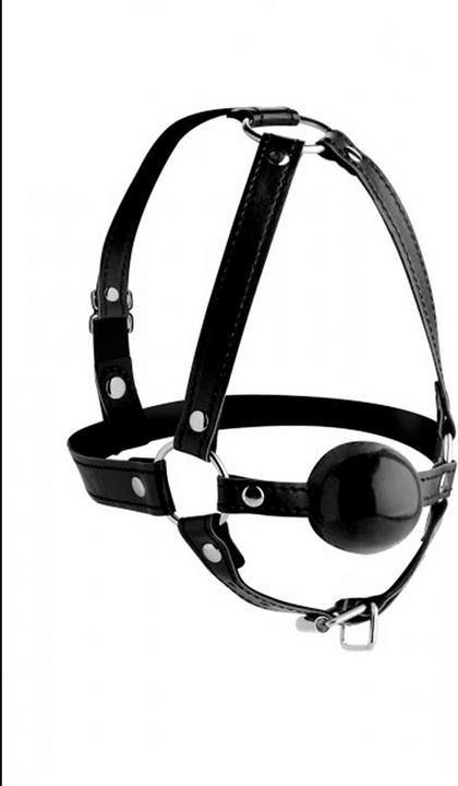 Produktbild XR Brands Head Harness + Ball Gag
