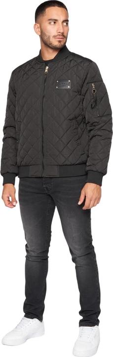 Actual product image Glorious Gangsta Mens Moritzio Quilted Bomber Jacket (L)