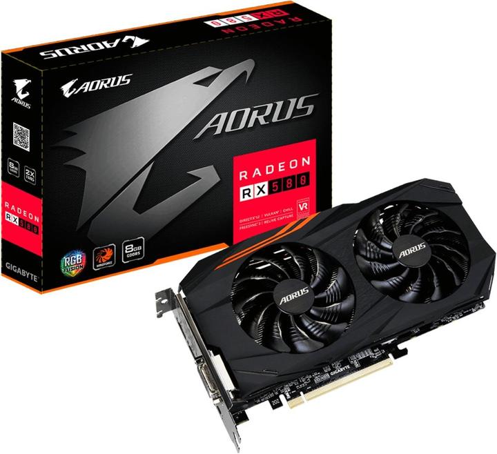Produktbild Gigabyte Radeon RX 580 Aorus (8 GB)