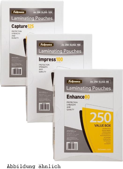 Produktbild Fellowes Capture 125 (A4, 250 Stück, 125 µm)