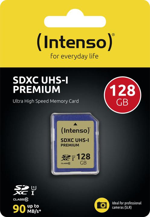 Produktbild Intenso SDXC Card (128 GB, SDXC, U1, UHS-I)