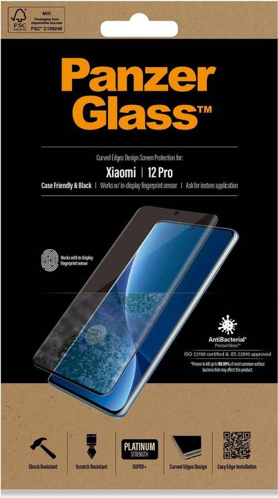 Immagine prodotto PanzerGlass Custodia Friendly (1 Pezzo/i, Xiaomi 12 Pro, Xiaomi 12S Pro, Xiaomi 13 Pro)