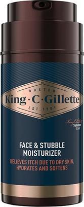 Gillette King C. Face & Stubble Moisturizer 100 Ml (Aftershave Sprühpumpe, 100 ml)