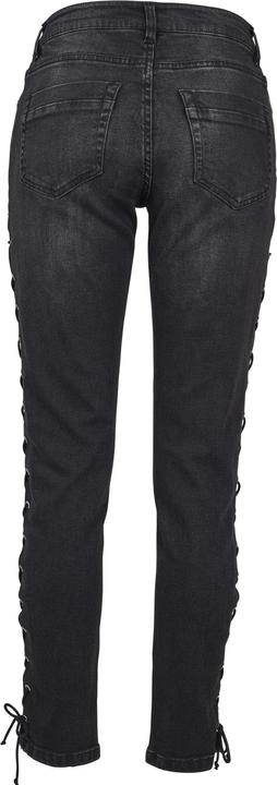 Produktbild Urban Classics Ladies Denim Lace Up Skinny Pants (30)