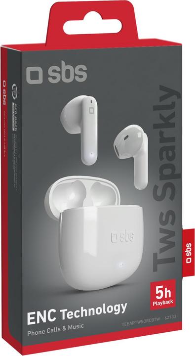 Immagine prodotto SBS Auricolari TWS con custodia di ricarica e microfono HD (ANC, 5 h, Senza fili)