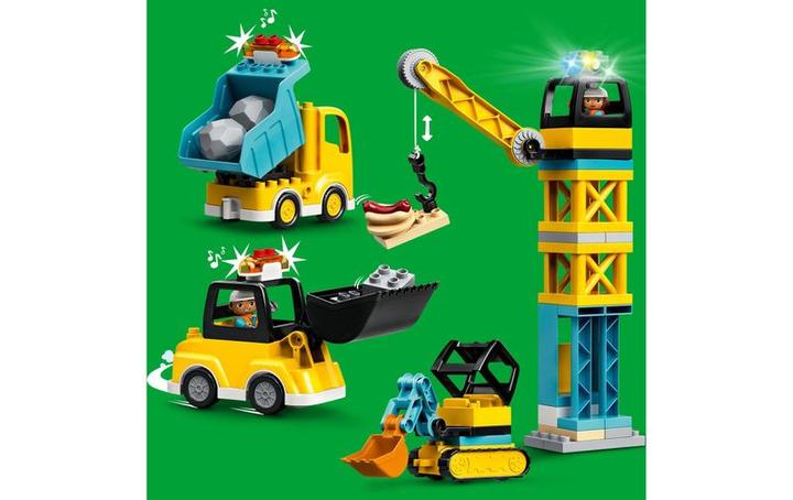 Actual product image LEGO Large construction site with light and sound (10933)