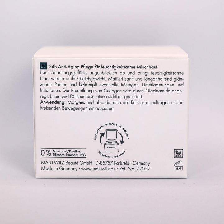 Valeurs nutritives et ingrédients Malu Wilz Recharge hydratante Balance Pro Sicca Balancing (50 ml, Crème 24h)