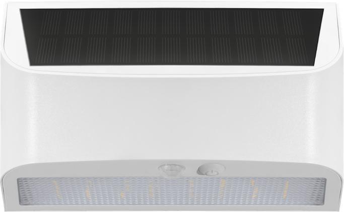 Produktbild Century Arcadia Max Solar LED-Wandleuchte weiss (600 lm, IP65)
