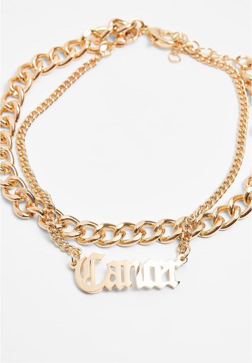 Produktbild Urban Classics Zodiac Golden Anklet (80% Eisen, 20% rostfreier Stahl)
